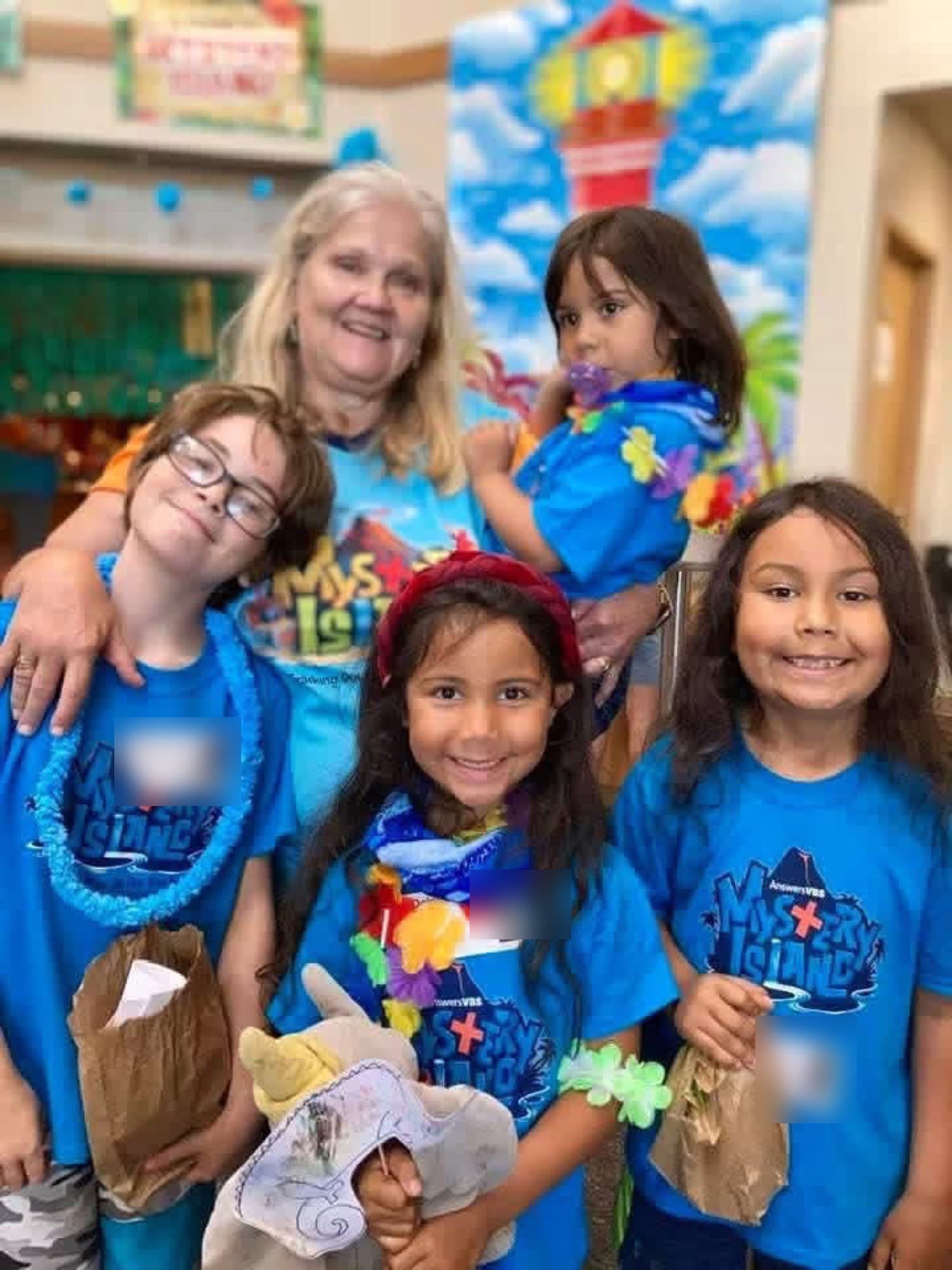 Kids at a summer day camp